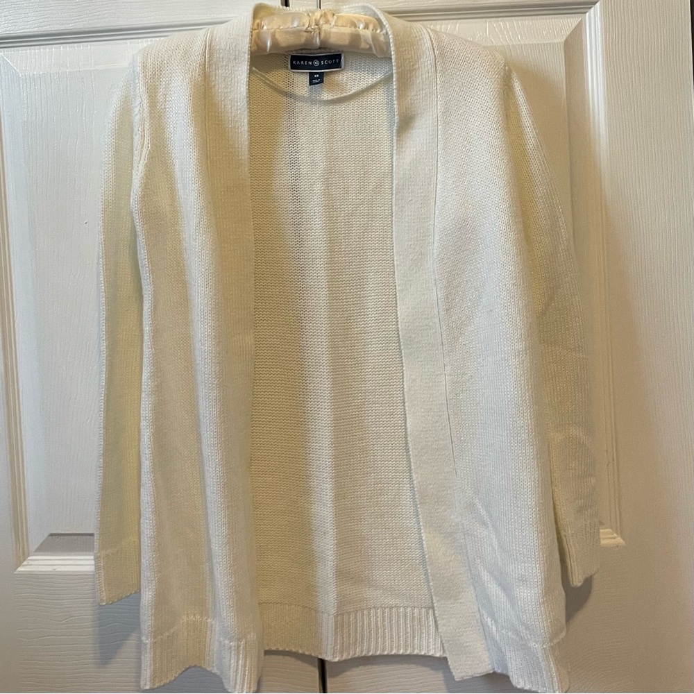 Karen Scott Women's Ivory Sweater